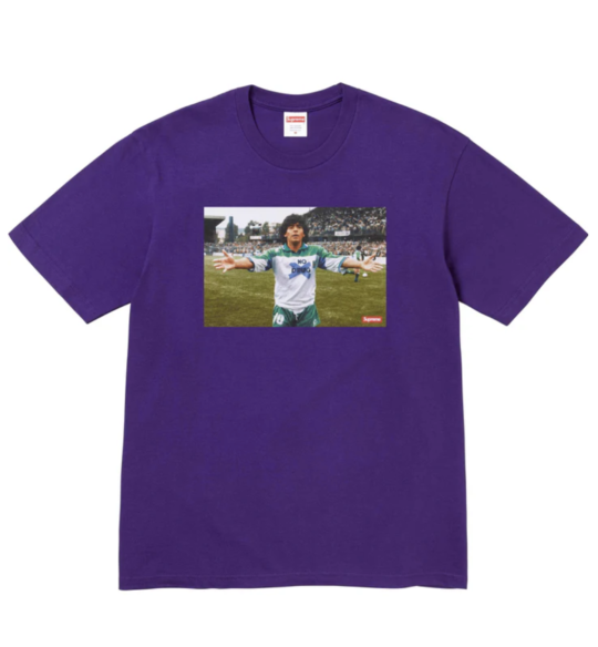 Supreme Maradona Tee - Purple